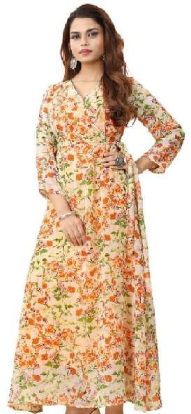 Cotton Floral Block Printed Kurti Pair Design no:- 714  by Ready Wear